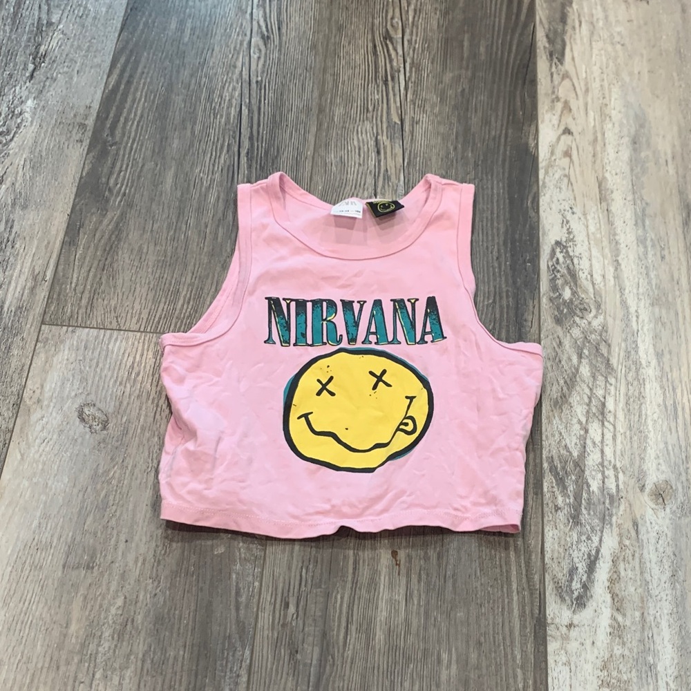 Zara Nirvana Pink Kids Tank Top